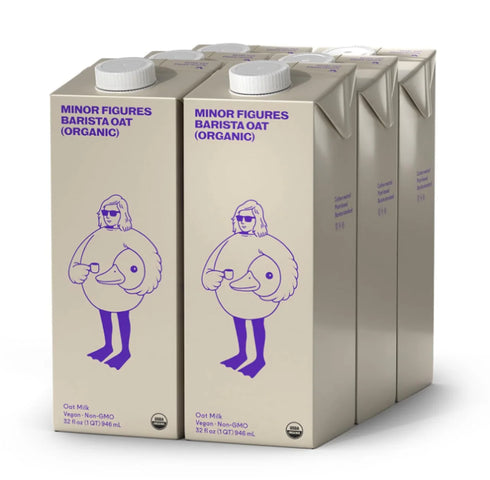 Organic Oat Milk Carton 6x1L-Minor Figures-Matakana Pharmacy