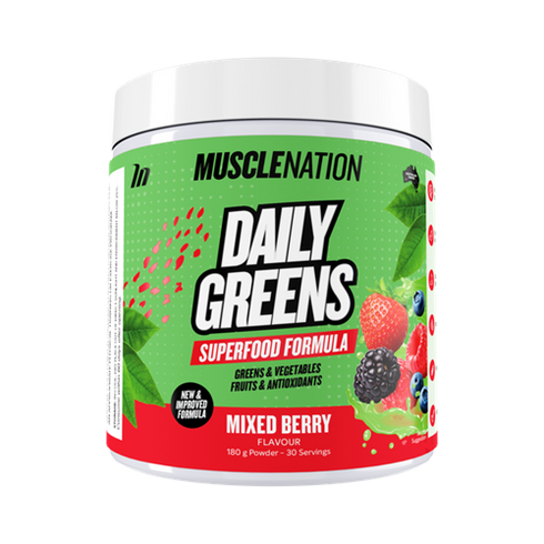 Daily Greens Mixed Berry 180g-MuscleNation-Matakana Pharmacy