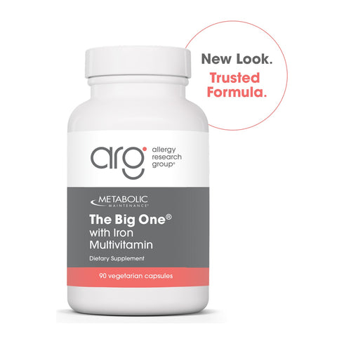Metabolic Maintenance The Big One with Iron, front of the bottle
