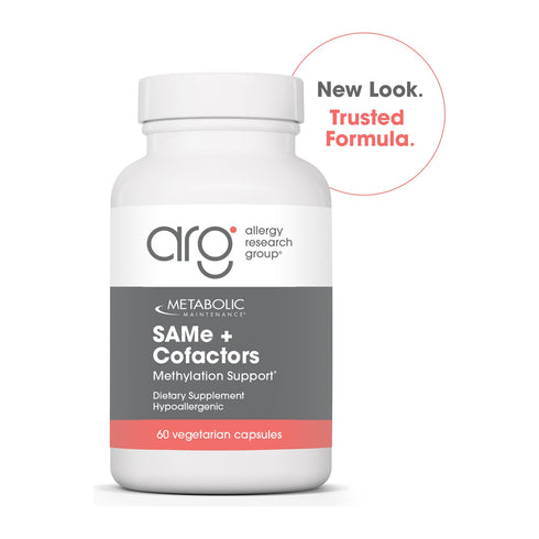 Metabolic Maintenance SAMe + CoFactors, front of the bottle