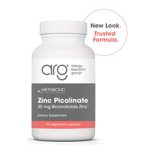 Metabolic Maintenance Zinc Picolinate, front of the bottle