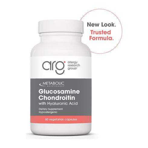 Metabolic Maintenance Gluosamine Chondroitin & Hyaluronic Acid, front of the bottle