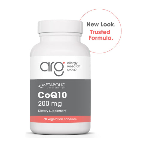 Metabolic Maintenance CoQ10 200mg, front of the bottle