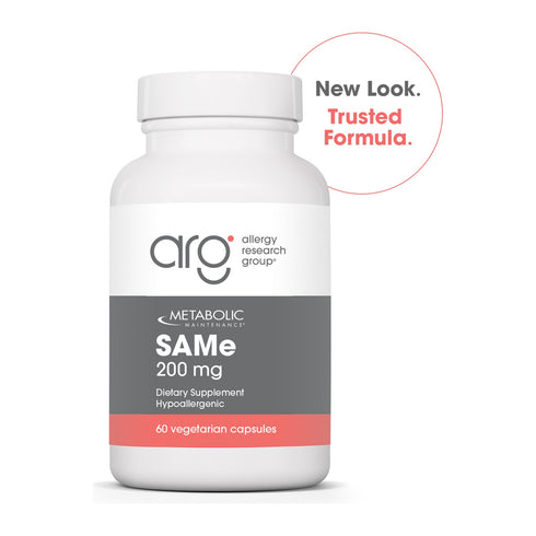 Metabolic Maintenance SAMe 200mg, front of the bottle