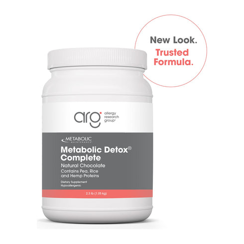 Metabolic Maintenance Metabolic Detox Complete Natural Vanilla Powder, front of the tub