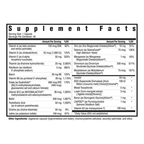 Multivitamin One 45caps-Seeking Health-Matakana Pharmacy