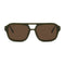 Wollumbin Mullumbimby unisex sunglasses, forest frame with brown polarised lens, front