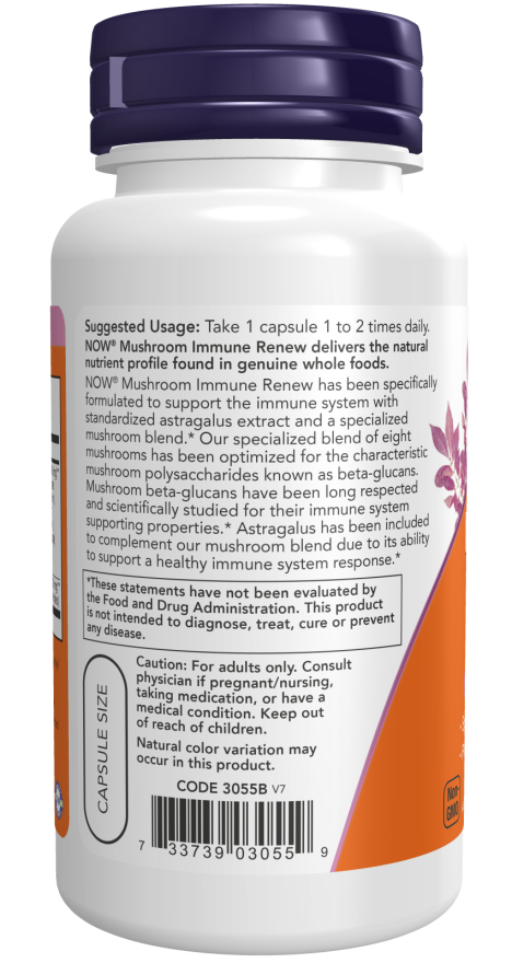 Image of Mushroom Immune Renew suggested usage
