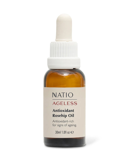 NATIO Ageless Anti-Oxidant Rosehip Oil 30ml-Matakana Pharmacy