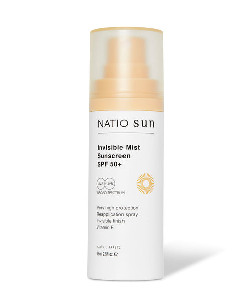 Natio Invisible Mist Sunscreen SPF50+ 30ml