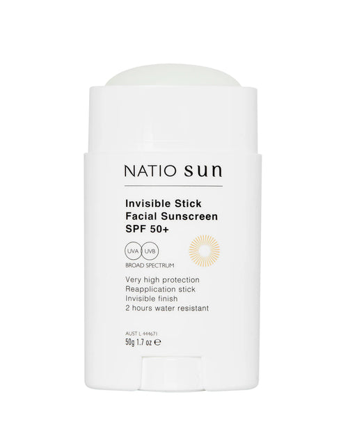 Image of Invisible Stick Face SunScreen SPF50+ 50g with lid off