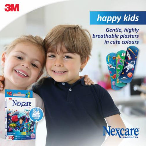 Kids Plasters Cool Assorted 20 Pack