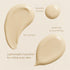 Swatches of Nude Kiwi Brightening Day Cream showing the lightweight, non-greasy texture