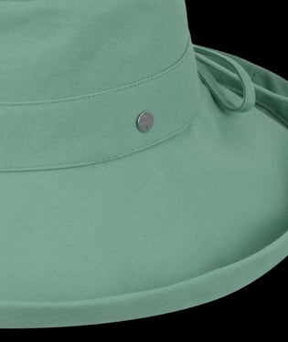 Imagwe of Womens Noosa Upturn Hat Seafoam rim