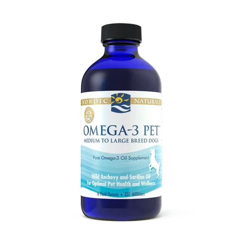 Omega-3 Pet Liquid Unflavoured (30-240 serves) 60ml-Nordic Naturals-Matakana Pharmacy