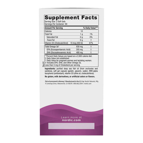 Prenatal DHA - Unflavoured 180 Soft Gel Caps