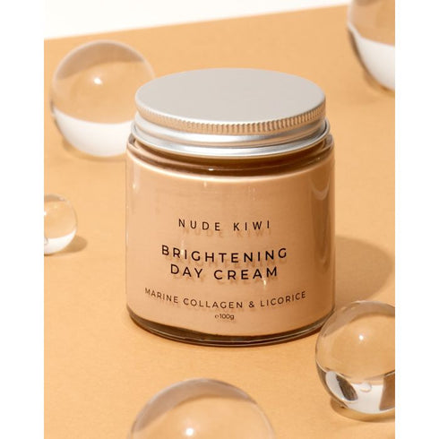 Image of NUDE KIWI Brightening Day Cream - Marine Collagen & Licorice 100g