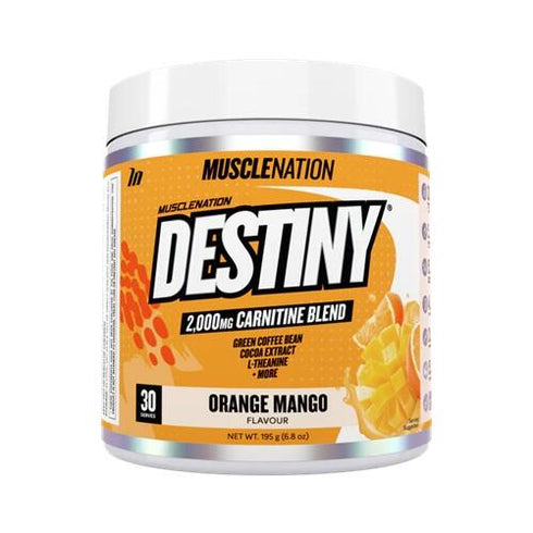 Destiny Fat Burner Orange Mango 195g-MuscleNation-Matakana Pharmacy