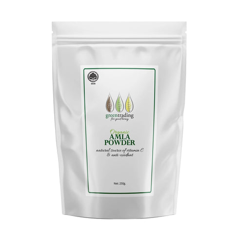 Organic Amla Powder 250g-Green Trading-Matakana Pharmacy