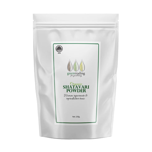 Organic Shatavari Powder 250g-Green Trading-Matakana Pharmacy