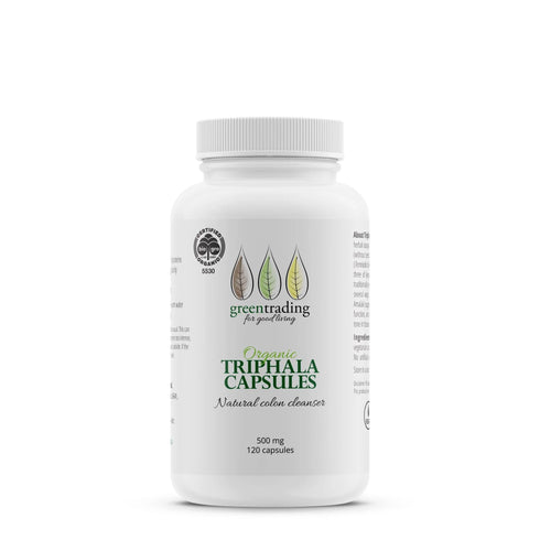 Organic Triphala 120 Veggie Capsules 500mg-Green Trading-Matakana Pharmacy
