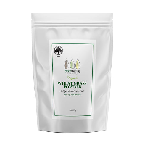 Organic Wheatgrass Powder 250g-Green Trading-Matakana Pharmacy