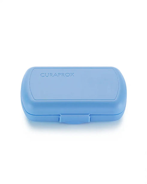 Ortho Toothbrush Travel Set Blue-Curaprox-Matakana Pharmacy