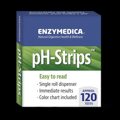 pH strips 120 Pack-Enzymedica-Matakana Pharmacy