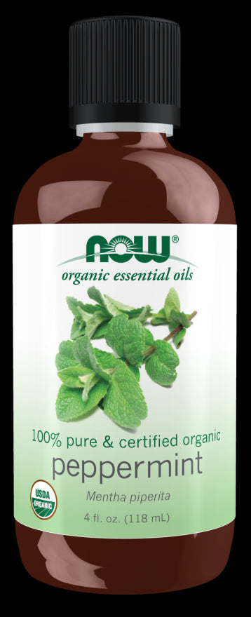 Image of NOW ORGANIC PEPPERMINT OIL (Mentha Piperita) 118ml