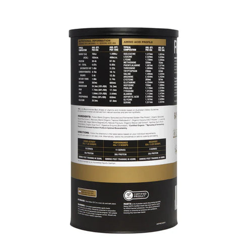 Image of RawFIT Perform & Recover Protein - Vanilla nutritional info
