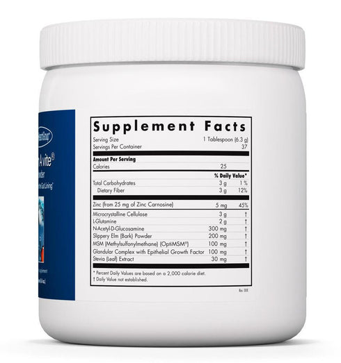 Image of Perm A Vite Powder 300g supplement facts
