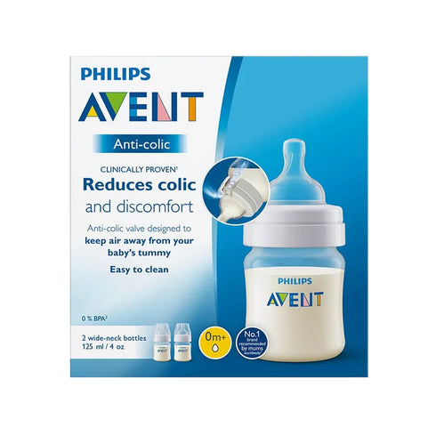 Philips Avent Anti-colic Bottle 125ml 2 pack | Matakana Pharmacy