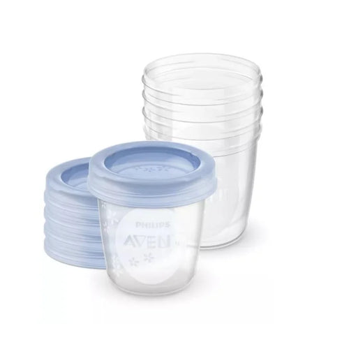 Philips Avent Milk Storage Cups 180ml 5 pack | Matakana Pharmacy