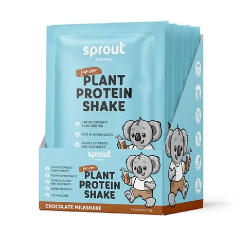 Image of SPROUT JUNIOR PROTEIN Chocolate Milkshake (12mths +) 12 Sachets