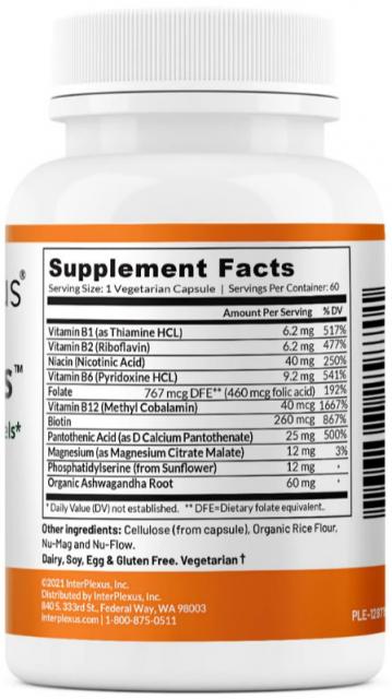 Image of B-KalmPlexus 60 caps supplement facts