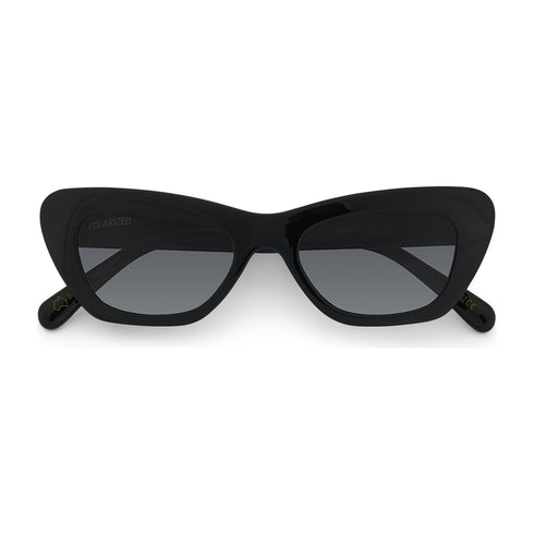 Wollumbin Poolside black frame, three-quarter view