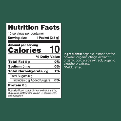 Image of Protect Organic Coffee nutrition facts