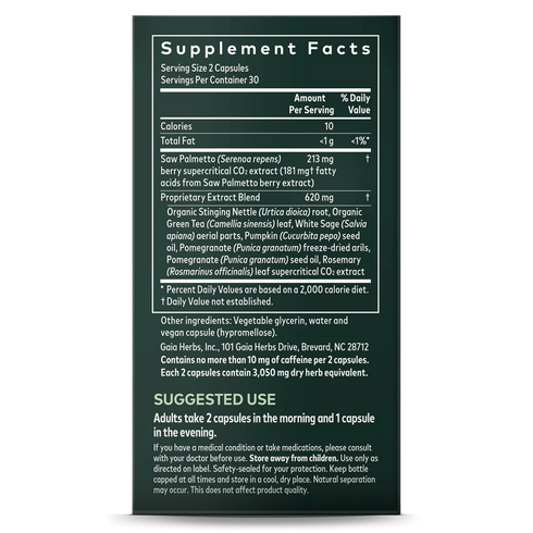 Image of Prostate Health 60vcaps supplement facts