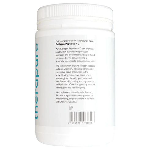 Image of THERAPURE pure collagen peptides + C Powder information