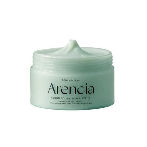 Fresh Cloud Body & Scalp Scrub White Tea & Neroli 260g-Arencia-Matakana Pharmacy