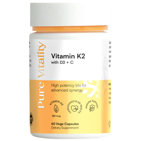Image of Vitamin K2 + Vitamin D + Vitamin C 60caps