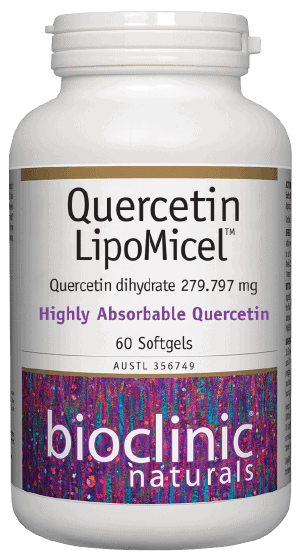 Quercetin LipoMicel 60 Caps-BioClinic Naturals-Matakana Pharmacy