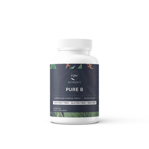 Pure B 60 Capsules-Raw Nutrients-Matakana Pharmacy