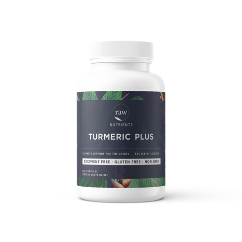 Turmeric Plus 100 Capsules-Raw Nutrients-Matakana Pharmacy