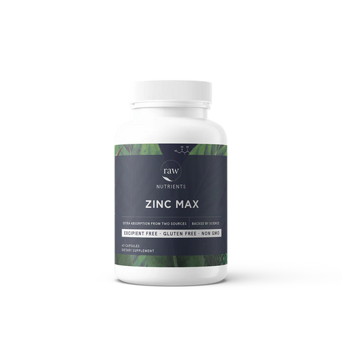 Zinc Max 60 Capsules-Raw Nutrients-Matakana Pharmacy