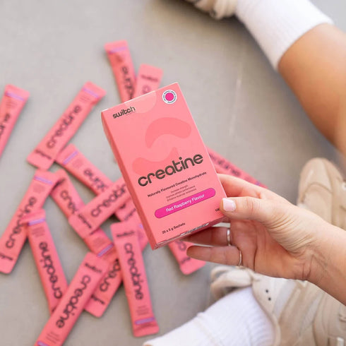 Switch Flavoured Creatine 20 Sachets | Red Raspberry-Switch Nutrition-Matakana Pharmacy