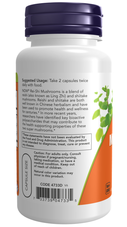 Image of Rei-Shi Mushrooms 270mg 100vcaps suggested usage