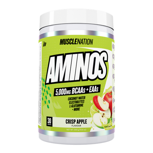 Aminos Crisp Apple 300g-MuscleNation-Matakana Pharmacy