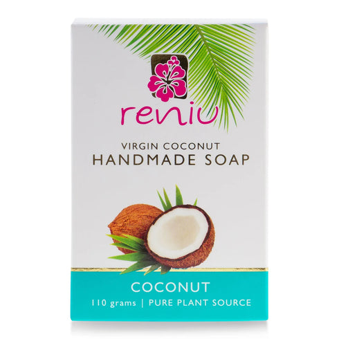 Coconut Hand Made Soap 110g-Reniu by Pure Fiji-Matakana Pharmacy
