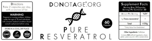 Pure Resveratrol 60 Caps-Matakana Pharmacy